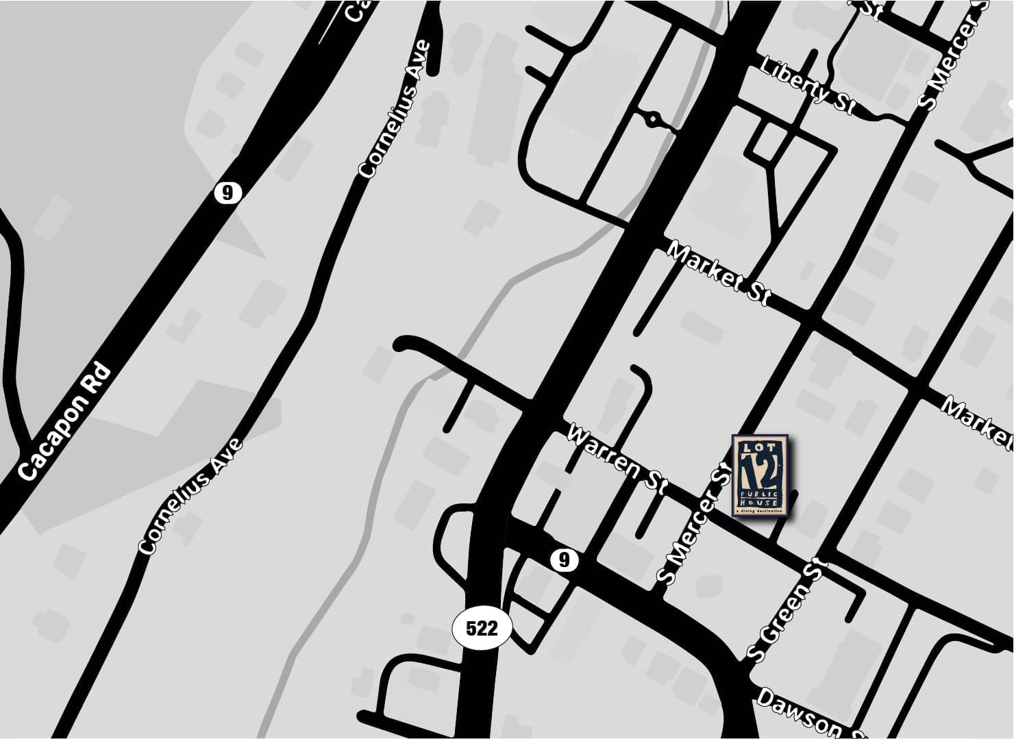 Lot 12 Public House map Berkeley Springs